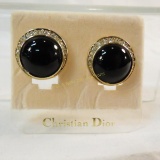 Signed Christian Dior clip earrings