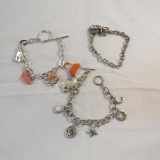 3 Modern charm bracelets