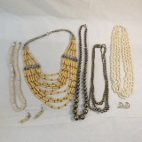 Seashell & Metal bead jewelry