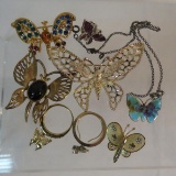 Butterfly Jewelry Collection- some signed