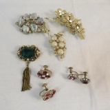 Vintage Signed Coro Jewelry collection