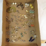 Collection of paired pierced earrings