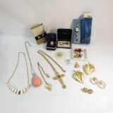 Collection of AVON jewelry, some in boxes