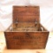 Goetz Company antique wooden bottle crate