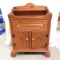 Vintage Dry Sink With Carved Pine Cone Motif