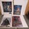 4 vintage Star Wars and Return of the Jedi posters