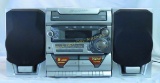 Sanyo Audio System CD, Dual Cassette, Radio AM/FM