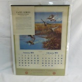 1951 Game Birds Calendar