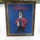 Hamm's Beer Bear Framed Art