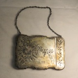 Antique Sterling Silver Calling Card case