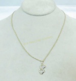 Coleman Black Hills Gold heart pendant on chain