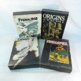 4 Avalon Hill WWII Bookshelf games