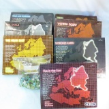 7 Europa Grid box games- various editions