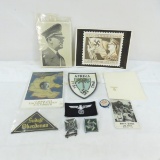 WWII German Patches, Pins, Postcards