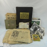 WWII Letters, Books, Printed Material & Photos