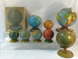 Vintage tin Globes & Banks most are J Chein