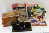 Marx Dial typewriter with box, turn n tick w/box