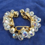 Vintage Weiss AB Crystal Bracelet - unmarked