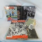 Vintage life magazines, paper dolls, Valentine's