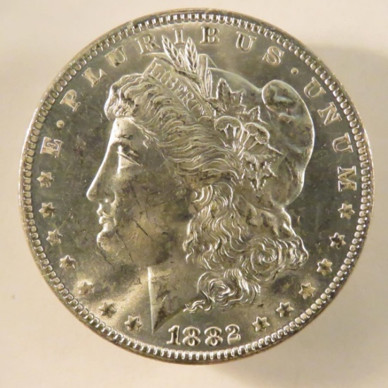1882 CC Morgan Silver Dollar BU