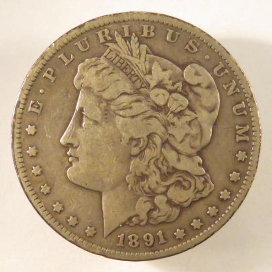 1891 S Morgan Silver Dollar