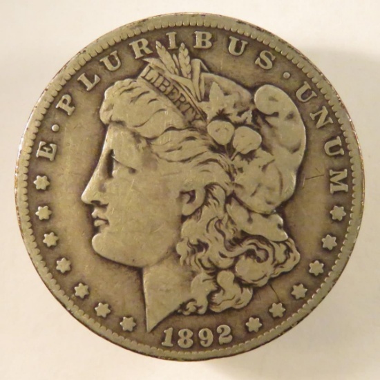 1892 Morgan Silver Dollar