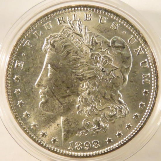 1898 O Morgan Silver Dollar BU