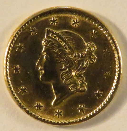 1851 $1 Gold Liberty Head