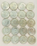 20 Uncirculated 1964 Kennedy Silver Half Dollars