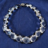 Miriam Haskell Lucite Bead necklace- signed