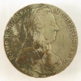 Austria 1780 Maria Theresa Silver Thaler Coin