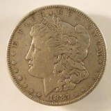 1887 Morgan Silver Dollar