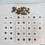 Lincoln Wheat Cents, carded & loose, teens & up