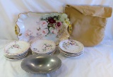 Haviland Limoges Serving platter & 12 plates