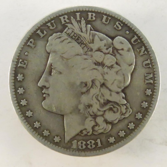 1881 S Morgan Silver Dollar