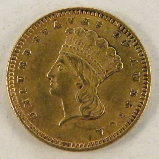 1873 $1 Gold Indian Princess