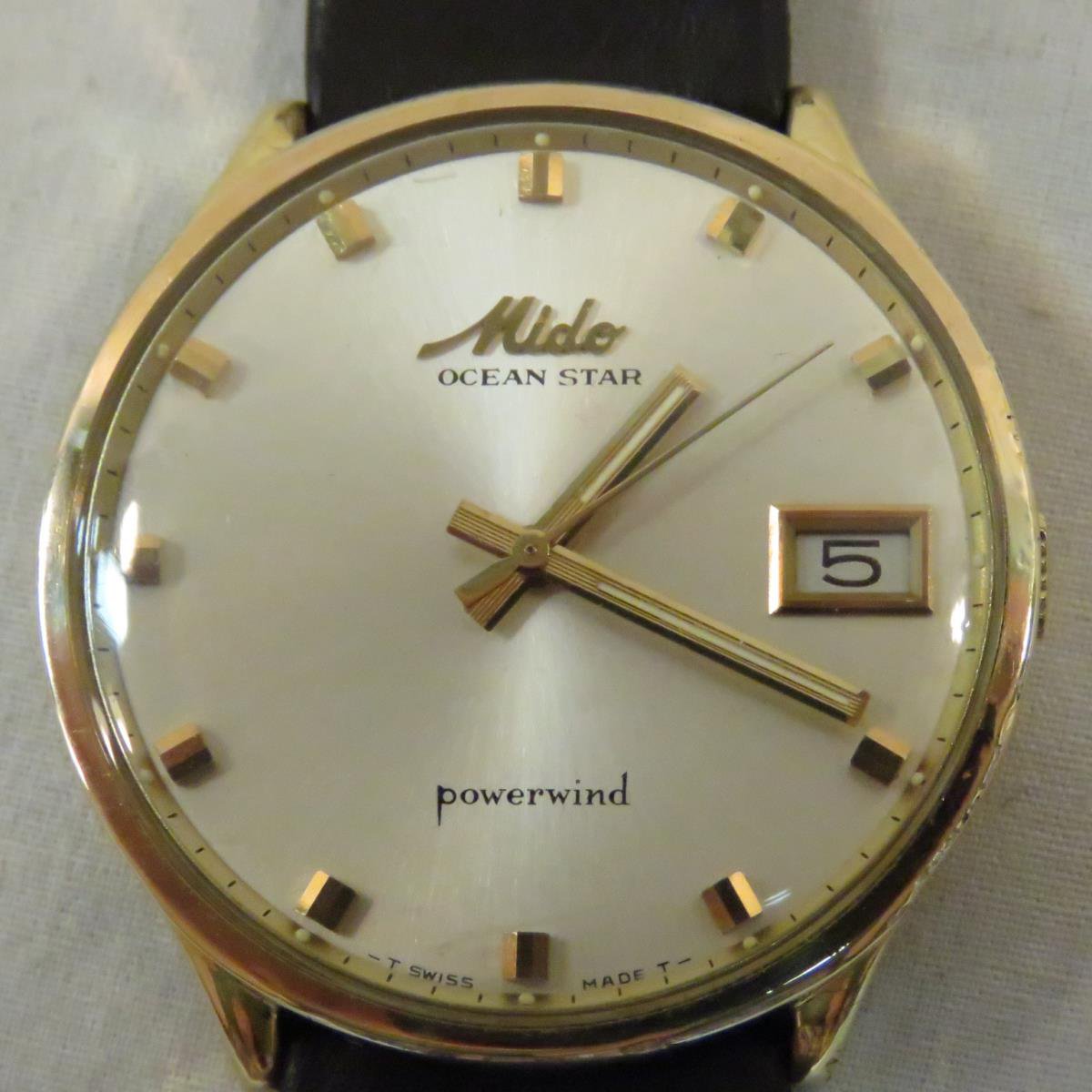 MIDO Ocean Star powerwind watch with date works Proxibid