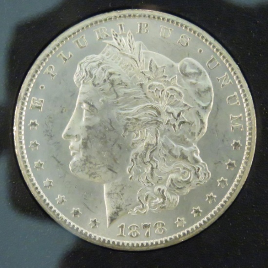 1878 CC Morgan Silver Dollar BU in GSA Case