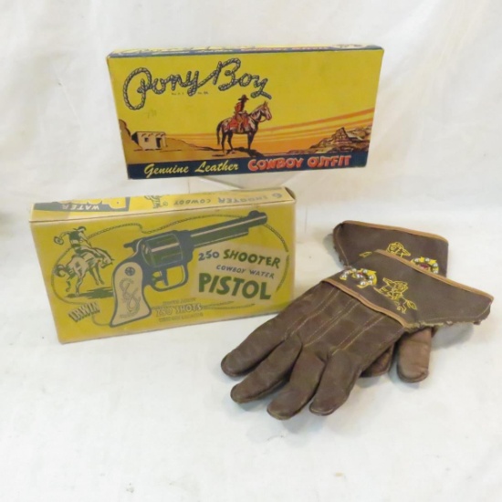 Pony Boy Genuine Leather Cowboy Outfit Box Only