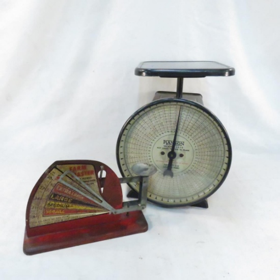 Vintage Family Scale And Egg Scale