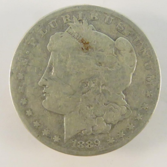 1889 O Morgan Silver Dollar