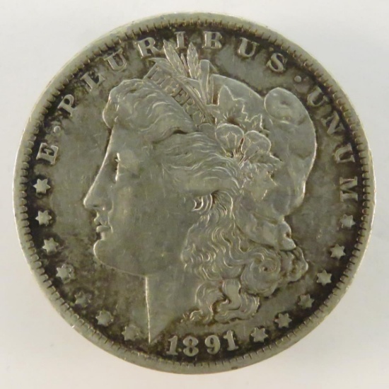 1891 O Morgan Silver Dollar