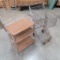 Small grocery cart & 3 tier metal rolling cart
