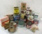 Vintage tins, Butternut coffee & other coffees