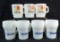 4 White Castle & 3 McDonald's Fire King mugs