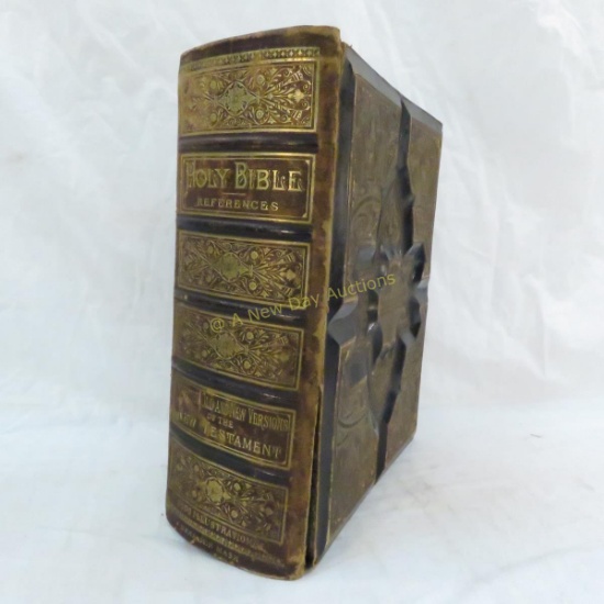 Antique 1884 Baird & Dillon Holy Bible