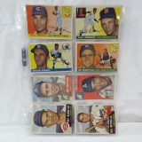 8 1953-55 Topps baseball cards