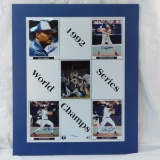 1992 World Series Champs Blue Jays signed photos
