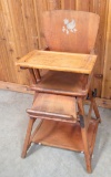 Vintage high chair / activity chair