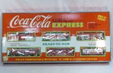 Coca-Cola Express train set in original box